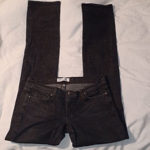 Tory Burch Habitual‎ Blackout Straight Leg Jeans 28 - Picture 1 of 11